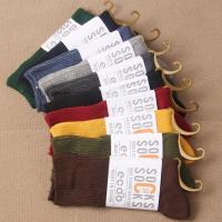 女士秋冬加厚粗毛线堆堆袜长袜子学院风纯色韩版潮流女袜配短靴子