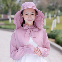 大檐帽太阳骑车护脸夏天防紫外线防晒帽子大沿帽遮阳户外夏季女士