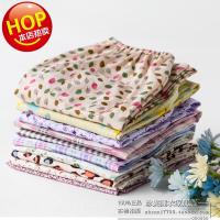 春夏季薄款女士棉布睡裤梭织棉质长裤空调裤大码家居睡裤月子长裤