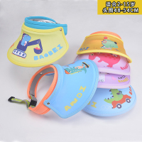 儿童帽子男童女童夏季太阳帽空顶防晒遮阳帽宝宝凉帽薄款防紫外线