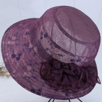 春夏天中老年人帽子女老人奶奶太阳帽妈妈遮阳帽凉帽薄款透气盆帽