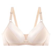 梦芙娇Mengfujiao哺乳文胸无钢圈孕妇内衣怀孕期3/4罩杯胸罩女聚拢有型防下垂产后喂奶纯棉