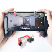 手机吃鸡神器刺激战场辅助手柄手游四指走位苹果X安卓杰沃G-VOR吃鸡神器MN套装GVOrCJMN001手机配件套装