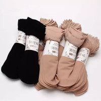 女士防勾丝肉色包芯丝钢丝面膜袜子短丝袜