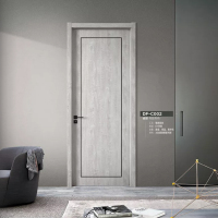 登峰梦木门(DF-C002)门业简约卧室门干性烤漆室内厨房门客厅书房门套装门家用木门