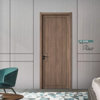 登峰梦木门(DF-D008)门业简约卧室门干性烤漆室内厨房门客厅书房门套装门家用木门