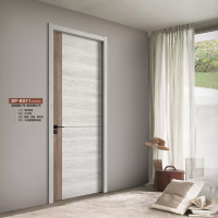 登峰梦木门(DF-E011)门业简约卧室门干性烤漆室内厨房门客厅书房门套装门家用木门