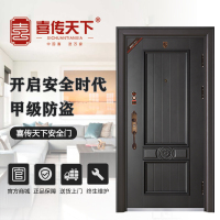 喜传天下门业-吉祥如意甲级家用大门智能防盗门钢质别墅门子母门安全门