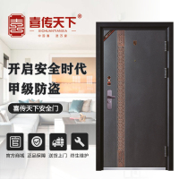 喜传天下门业-喜来临(迎宾灯)甲级家用大门智能防盗门钢质别墅门子母门安全门
