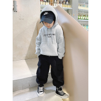 MOXUAN儿童冬装2020年新款宝宝连帽上衣韩版加厚男童加绒卫衣潮卫衣童