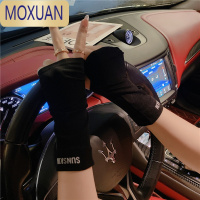 MOXUAN半指冰丝手套遮疤纹身护腕开车器防晒袖套女夏手袖半截健身擦汗
