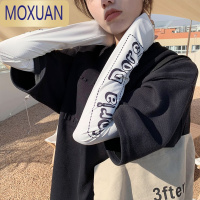 MOXUAN2022克莱因蓝冰袖手套女夏季开车袖宽松护臂骑行户外运动防晒袖套