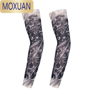 MOXUAN夏天防晒袖套骑行机车开车冰丝手套花臂护臂冰袖子冰爽防太阳晒黑