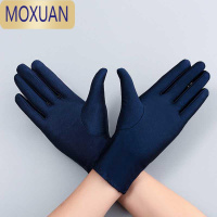 MOXUAN。防晒手套开车夏季薄款冰丝春秋天珠宝黑白弹力男女式工作礼仪包