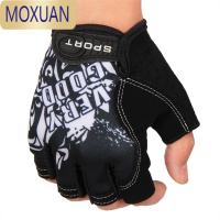 MOXUAN健身半指手套男夏薄动感单车骑行自行车防滑开车瑜伽女士手套透气