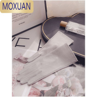 MOXUAN防晒手套女士薄款触屏棉布开车骑行电动车春秋季短款夏天