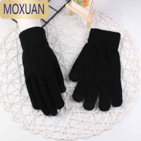 MOXUAN触屏毛线手套男士保暖加厚防寒学生情侣女户外开车骑行针织秋冬季
