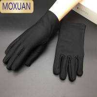 MOXUAN氨纶白手套礼仪接待工作业薄款春秋司机开车表演弹力珠宝盘珠文玩