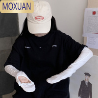 MOXUAN防晒袖套女夏季薄款手套护臂骑行开车男长款情侣袖子