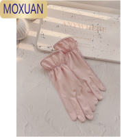 MOXUAN防晒手套女士薄款夏季户外骑行开车骑车全指弹力冰丝防滑可触屏