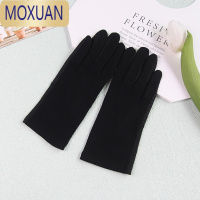 MOXUAN男士防晒手套女薄款夏季短款防滑触屏新疆棉户外开车骑行钓鱼春天