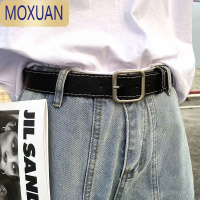 MOXUANins港风PU皮休闲针扣皮带男学生韩版潮流简约百搭男女通用裤腰带