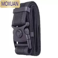 MOXUAN保安腰带男编织外腰带特勤黑色帆布皮带可调节作训硬裤带尼龙腰带