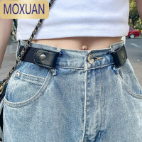 MOXUAN松紧弹力牛仔裤皮带女百搭隐形帆布装饰ins风女士腰带夏