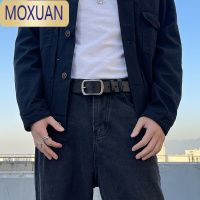 MOXUAN2021新款纯男士皮带男款裤腰带ins潮年轻人裤带潮流