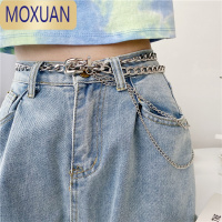 MOXUAN朋克风嘻哈牛仔裤腰链女时尚金属链条皮带连衣裙西装配饰收腰腰带