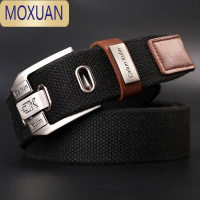 MOXUAN皮带男潮ins帆布工装裤腰带百搭简约加长胖大码胖子150cm针扣裤带