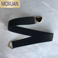 MOXUAN腰带女调长短松紧裤带隐形心形扣外套裙子腰封牛仔裤弹力皮带