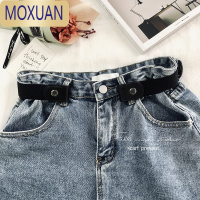 MOXUAN隐形皮带女百搭松紧弹力牛仔裤腰带学生无扣装饰简约懒人裤带