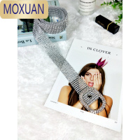 MOXUAN满水钻腰带女士带钻时尚百搭全钻镶钻皮带装饰配裙子牛仔裤潮ins