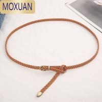 MOXUAN碎花裙腰带配饰编织女腰饰夏配裙子时尚百搭连衣裙收腰小皮带女细