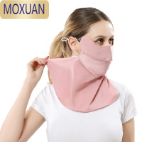 MOXUANupf50+面罩帽时尚ins遮阳护脸男女颜值防晒口罩披肩