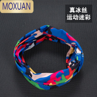 MOXUAN户外防晒脖套面罩围脖冰丝头巾男护脖子魔术面巾骑行时尚夏季薄款披肩