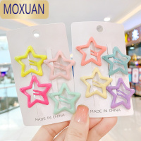 MOXUAN女童星星发夹儿童头饰网红2021年新款夹子卡子宝宝发饰五角星发卡
