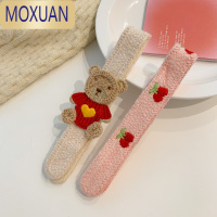 MOXUAN儿童魔术贴发箍可爱女童碎发刘海贴器头箍发饰宝宝针织发带头饰