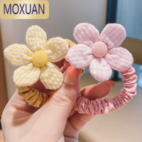 MOXUAN儿童条纹小肥肠发圈发饰小女孩不伤发头绳可爱五瓣花发绳皮筋头饰