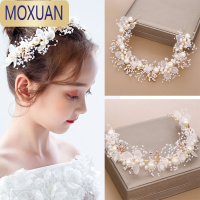 MOXUAN儿童发饰超仙甜美女童钢琴演出大气简约发带女孩写真韩式礼服头饰