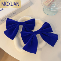 MOXUAN克莱因蓝大蝴蝶结发夹女童公主后脑勺夹子头饰女宝宝发卡儿童发饰