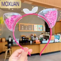 MOXUAN儿童发箍新款可爱女童猫耳朵卡通头箍小宝宝流沙发卡头饰不伤发饰