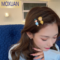 MOXUAN少女心思~可爱小丑豆豆儿童发夹刘海夹一字夹碎发边夹发饰女
