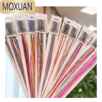 MOXUAN彩绳辫发脏辫器儿童彩色头绳七彩丝带绑发辫子发带头饰彩带发饰