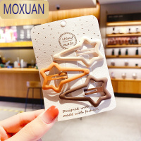MOXUAN韩国儿童五角星星发夹可爱宝宝碎发刘海夹发饰女童星星发卡子头饰