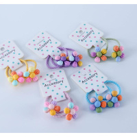 MOXUAN小熙瓜儿童编发花朵蝴蝶结发饰发绳宝宝不伤发皮筋女童高弹力发圈