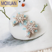 MOXUAN女童大蝴蝶结发夹艾爱莎公主发饰儿童编发飘带蝴蝶结皇冠发箍头饰