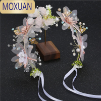 MOXUAN儿童头饰演出舞台小公主女童发饰头花韩式超仙手腕花女孩花环发箍