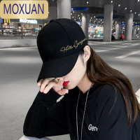MOXUAN帽子女春秋韩版潮百搭鸭舌帽夏季遮脸防晒遮阳太阳帽网红款棒球帽
